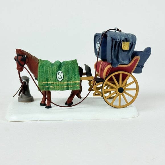 Department 56 An Elegant Ride Horse-Drawn London Carriage Scene Collectible - Picture 1 of 10